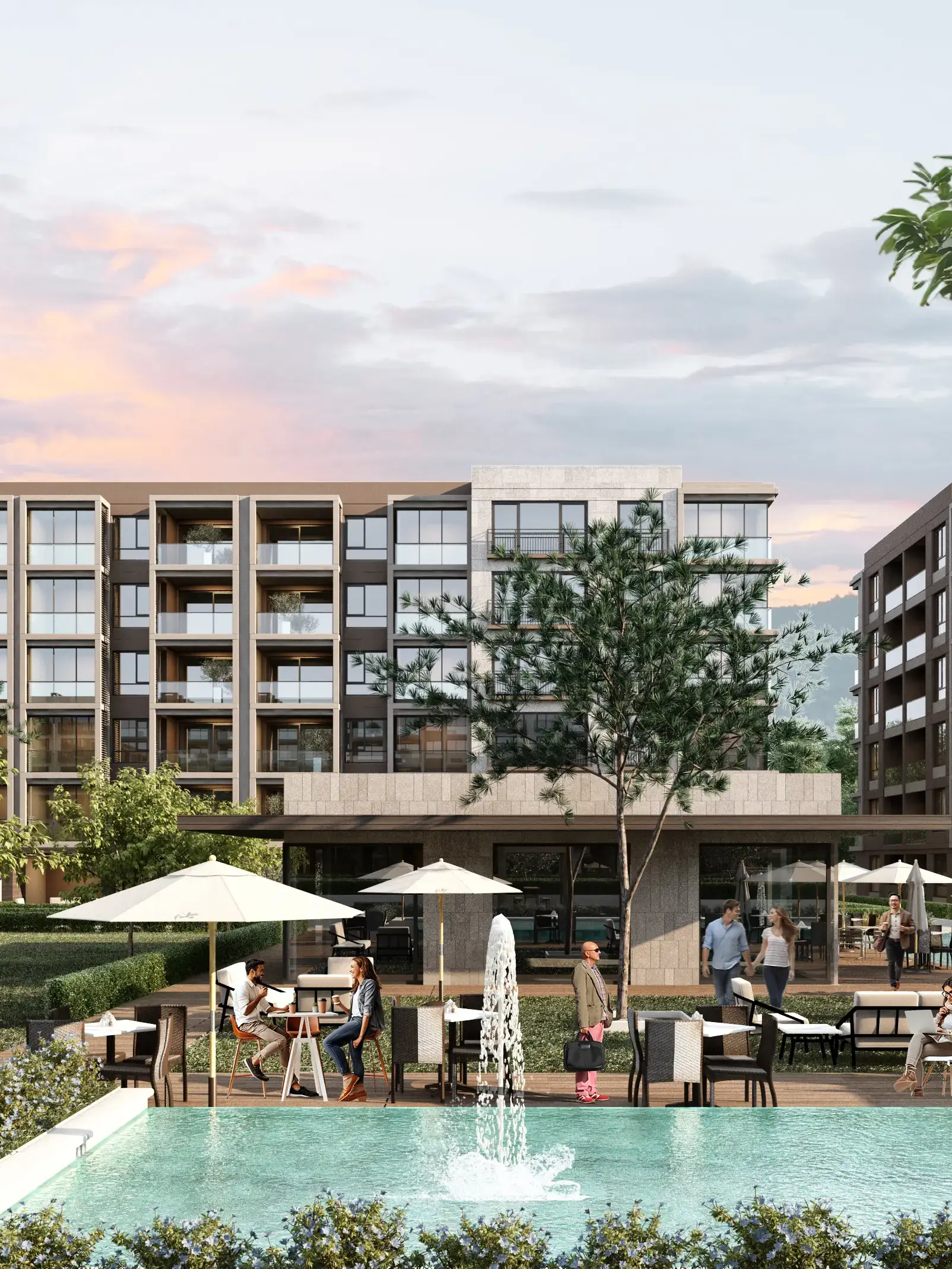 Sosyal Alanlarla Zenginleşen Sıcak Bir Yaşam Dokusu