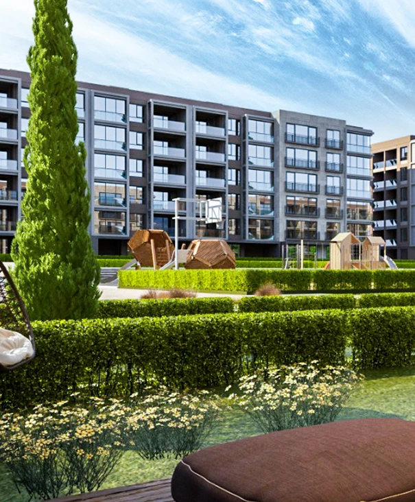 10.000 m²’lik  <br> Yaşam Alanı